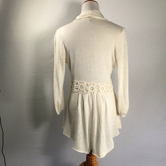 Anthropologie Cotten linen light knit - Picture 3 of 5